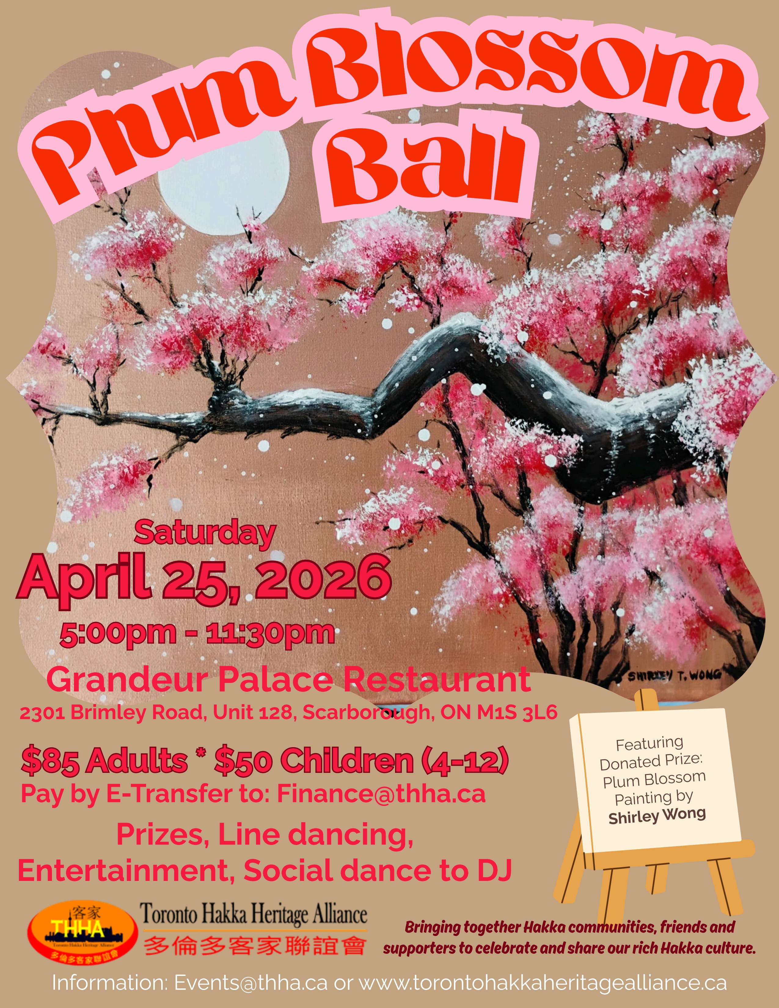 2026 Plum Blossom Ball Flyer